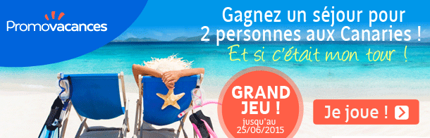 Gagnez un séjour pour 2 personnes aux Canaries !